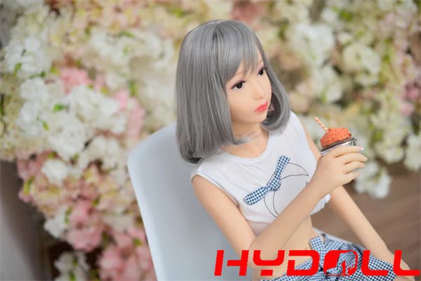 125cm Tiny Tits Small Petite Sex Dolls-Grey HairD11009 02