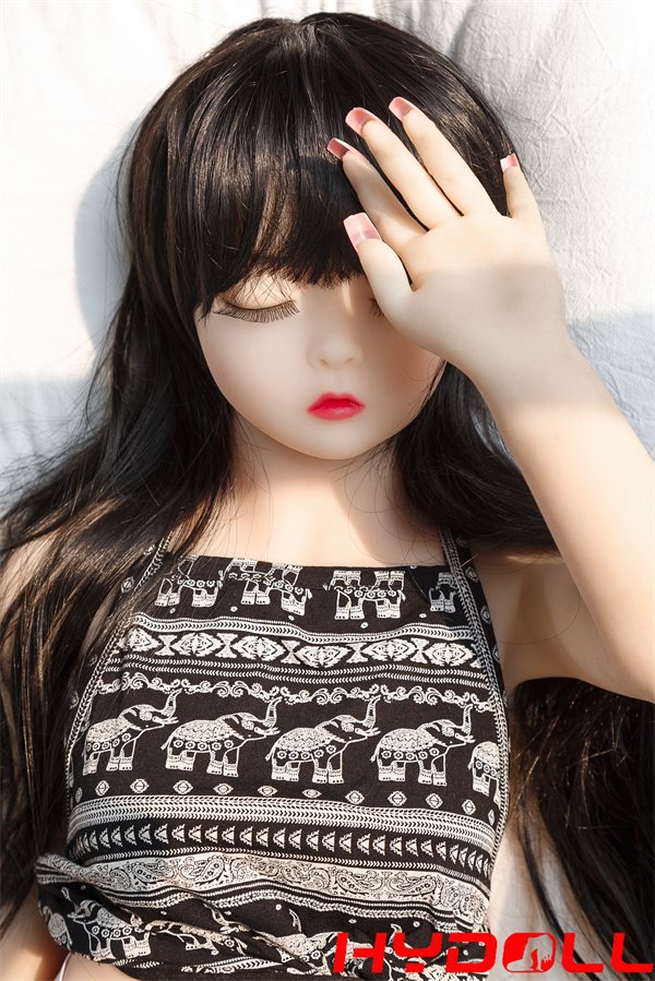 100cm Closed-eyed Small Breast Sex DollD14049 04