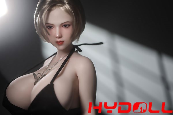 60CM Short Hair Big Breast Silicone Sex DollD43009 02
