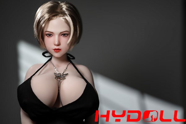 60CM Short Hair Big Breast Silicone Sex DollD43009 17
