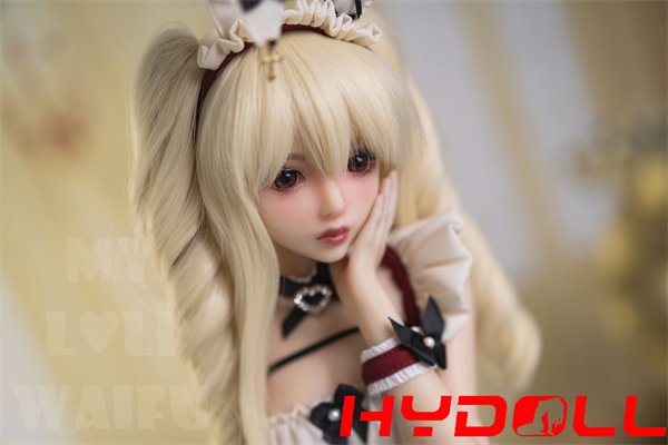 60CM High Quality Full Silicone Maid Mini Sex DollD41114 06