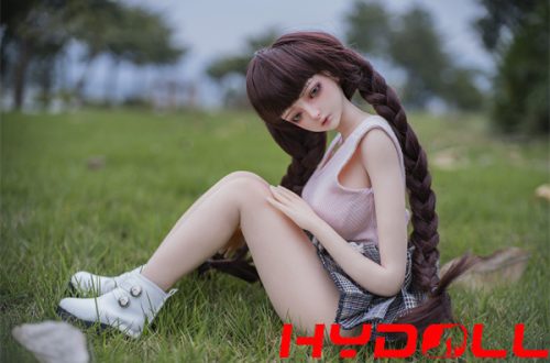 60CM Long-haired ponytailed Small Sex Doll Full silicone DollD03052 13