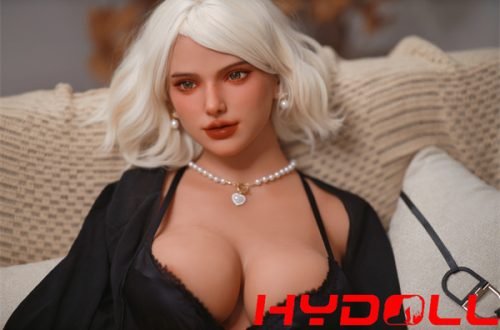 86CM E-Cup Sweet White Hair Torso Sex DollT46002 04