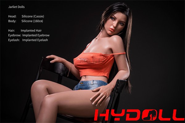 Sexy Seductive 160cm Ebony Sex Doll Hair Transplant Full Silicone Love DollD54012 05