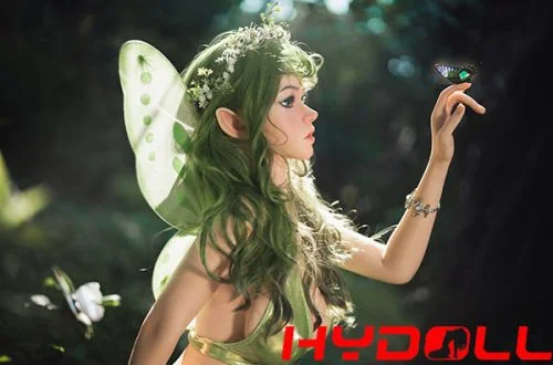 엘프 귀 159cm E컵 엘프 헨타이 애니메이션 섹스 드림 판타지 그린 풀 실리콘 인형D57011 15