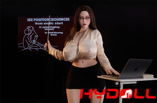 Lottie CLM dukke 161 cm store bryster kurvede silikone sexdukke moden forførende lærerD43077 02