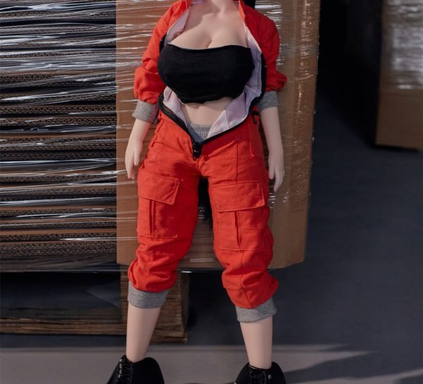 60CM Mini Sex Doll Silicone Body Vinyl Head Compact Easy to Store Intimate Companion4308003