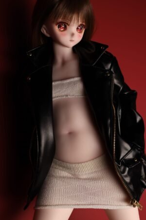 54CM Mini Beauty Silicone Body Vinyl Head Soft Touch Warm Companionship for Cozy NightsD4302006