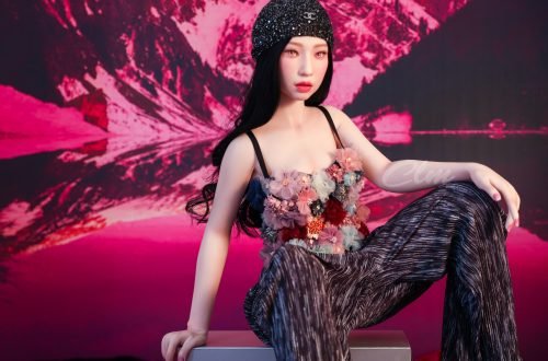 160CM πλήρης κούκλα σιλικόνης, Ρεαλιστική επαφή και τέλεια φιγούρα, Απαλή συντροφιά κάθε momentsiw160cm Janice(Κανέλα) 5