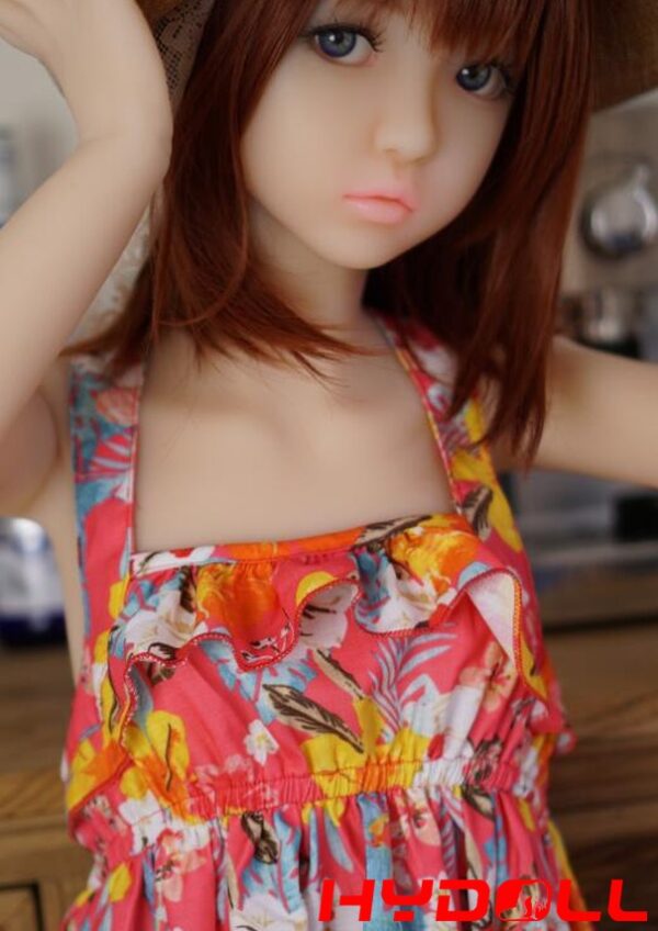 125սմ Flat Chested Sex Doll Ultra Soft TPE