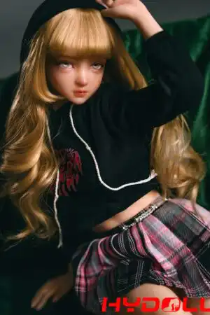 61cm Petite Blonde Mini Silicone Sex DollD52003 2