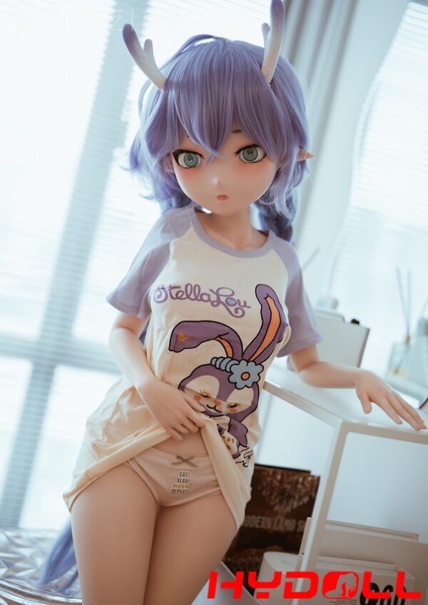 135cm Fantasy Anime Silicone Sex Doll avec cadre articulé D Cup