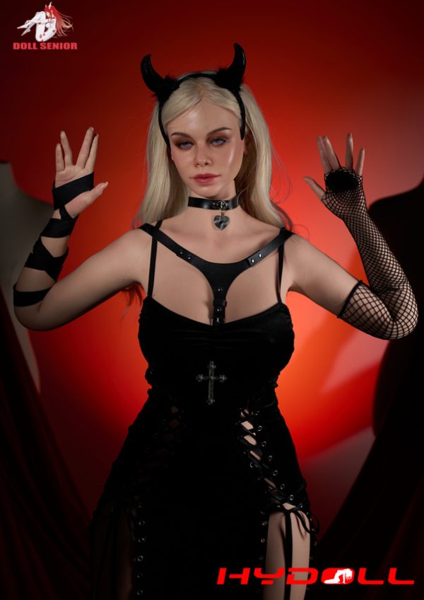 160cm. Succube gotica bambola del sesso in silicone Halloween Cosplay Edition